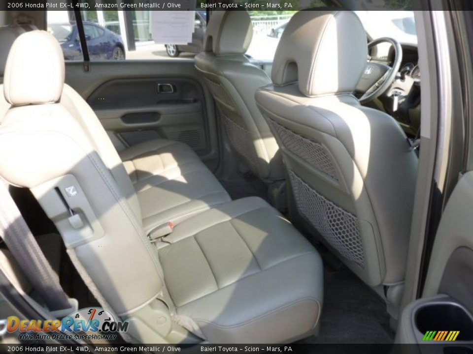 2006 Honda Pilot EX-L 4WD Amazon Green Metallic / Olive Photo #12