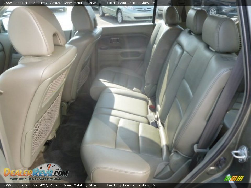 2006 Honda Pilot EX-L 4WD Amazon Green Metallic / Olive Photo #14