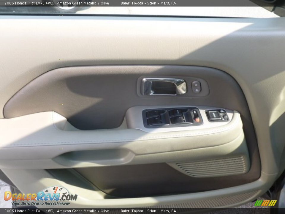 2006 Honda Pilot EX-L 4WD Amazon Green Metallic / Olive Photo #18