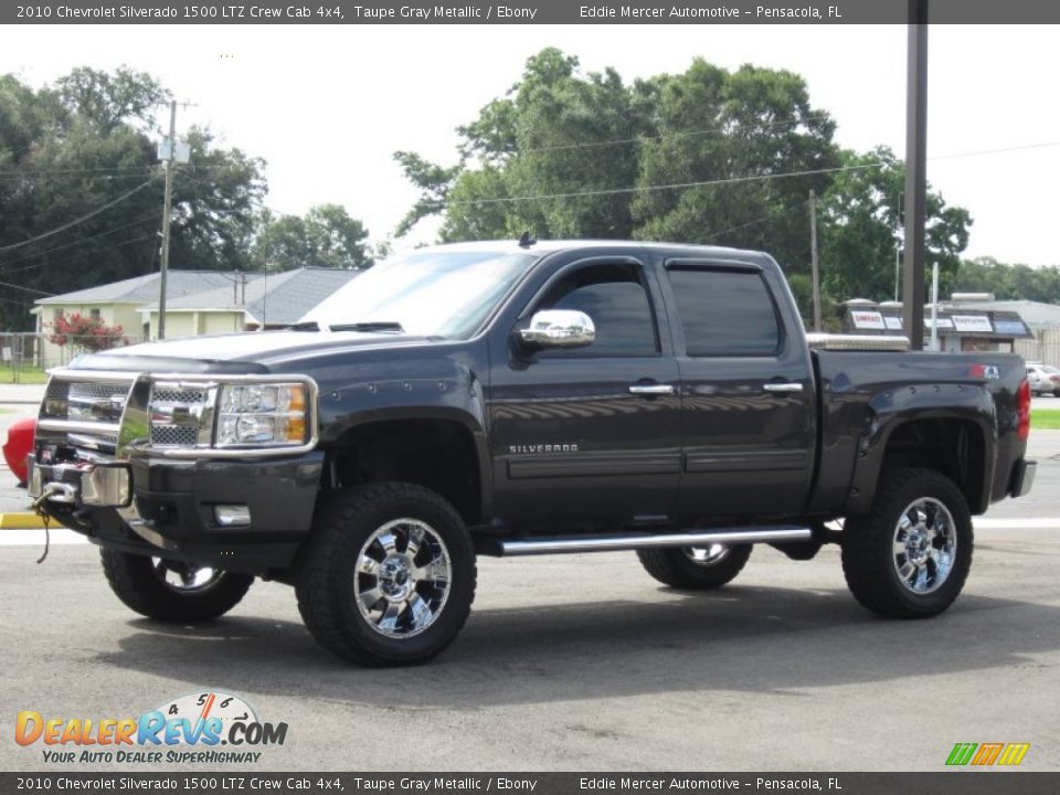 2010 Chevrolet Silverado 1500 LTZ Crew Cab 4x4 Taupe Gray Metallic / Ebony Photo #2