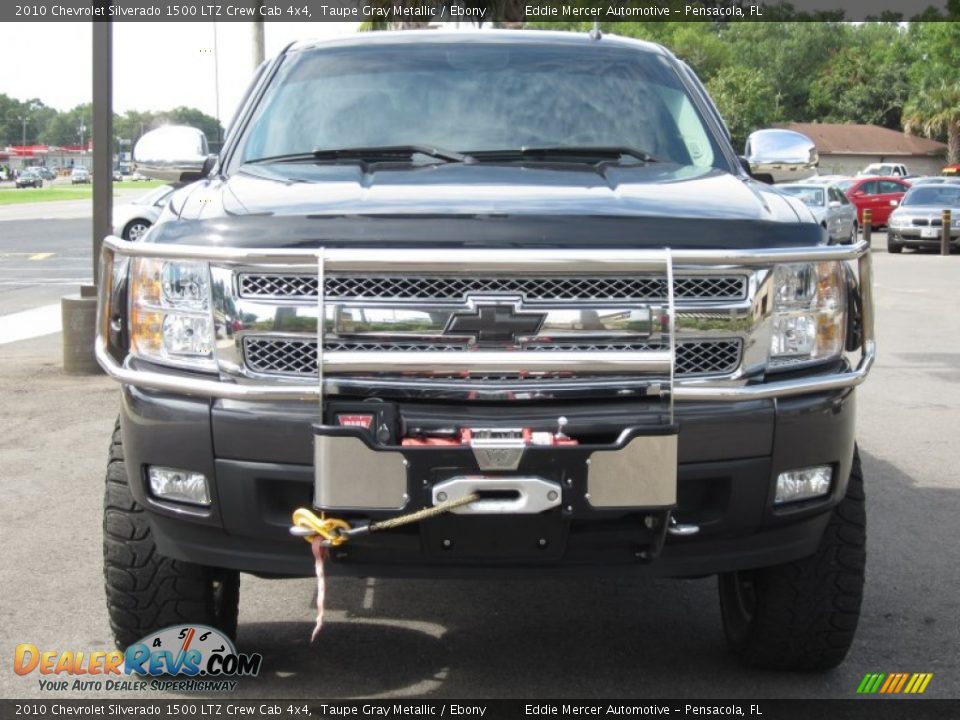 2010 Chevrolet Silverado 1500 LTZ Crew Cab 4x4 Taupe Gray Metallic / Ebony Photo #3