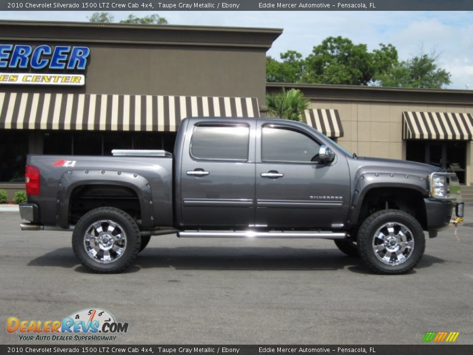 2010 Chevrolet Silverado 1500 LTZ Crew Cab 4x4 Taupe Gray Metallic / Ebony Photo #5