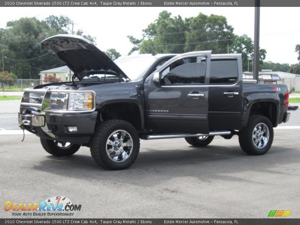 Taupe Gray Metallic 2010 Chevrolet Silverado 1500 LTZ Crew Cab 4x4 Photo #19