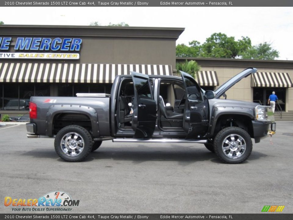 2010 Chevrolet Silverado 1500 LTZ Crew Cab 4x4 Taupe Gray Metallic / Ebony Photo #22