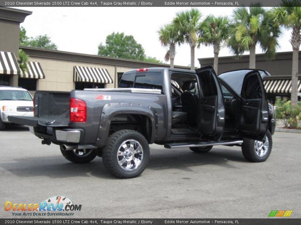 2010 Chevrolet Silverado 1500 LTZ Crew Cab 4x4 Taupe Gray Metallic / Ebony Photo #23