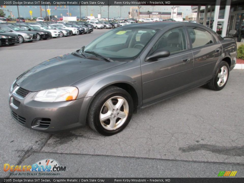 2005 Dodge Stratus SXT Sedan Graphite Metallic / Dark Slate Gray Photo #1