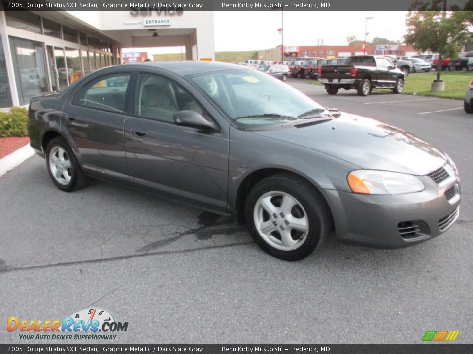 2005 Dodge Stratus SXT Sedan Graphite Metallic / Dark Slate Gray Photo #7
