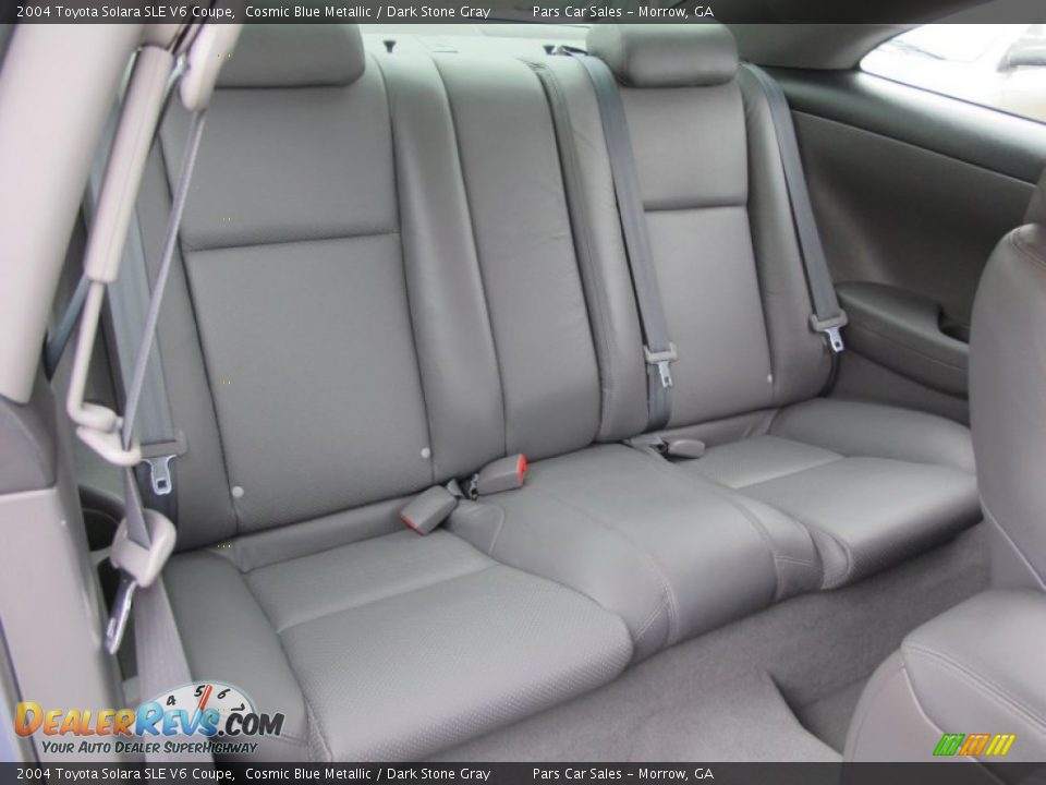 2004 Toyota Solara SLE V6 Coupe Cosmic Blue Metallic / Dark Stone Gray Photo #9