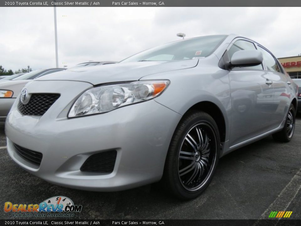 2010 Toyota Corolla LE Classic Silver Metallic / Ash Photo #1