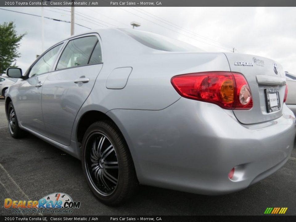 2010 Toyota Corolla LE Classic Silver Metallic / Ash Photo #2