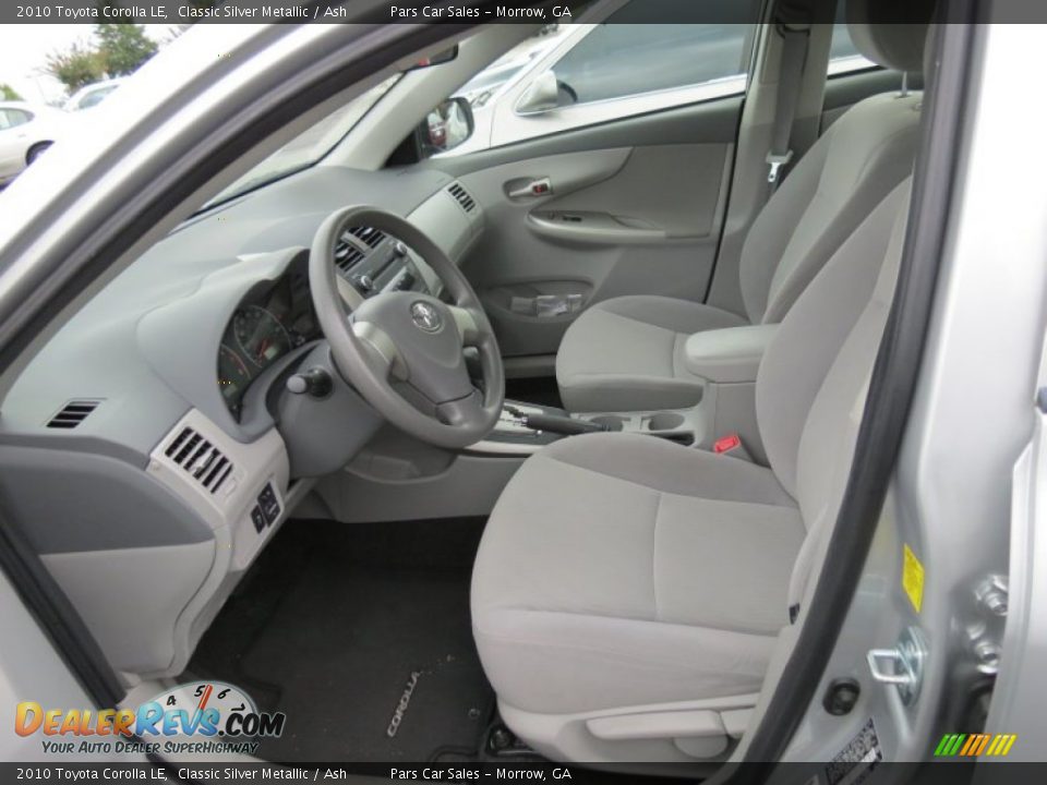 2010 Toyota Corolla LE Classic Silver Metallic / Ash Photo #6
