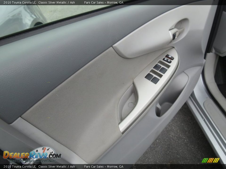 2010 Toyota Corolla LE Classic Silver Metallic / Ash Photo #7