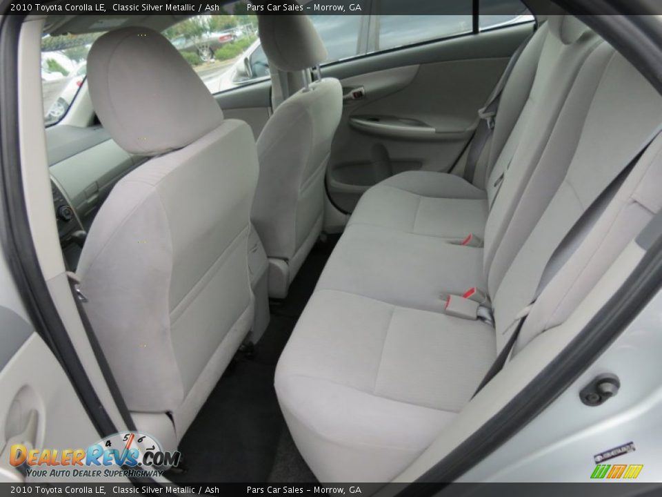 2010 Toyota Corolla LE Classic Silver Metallic / Ash Photo #8