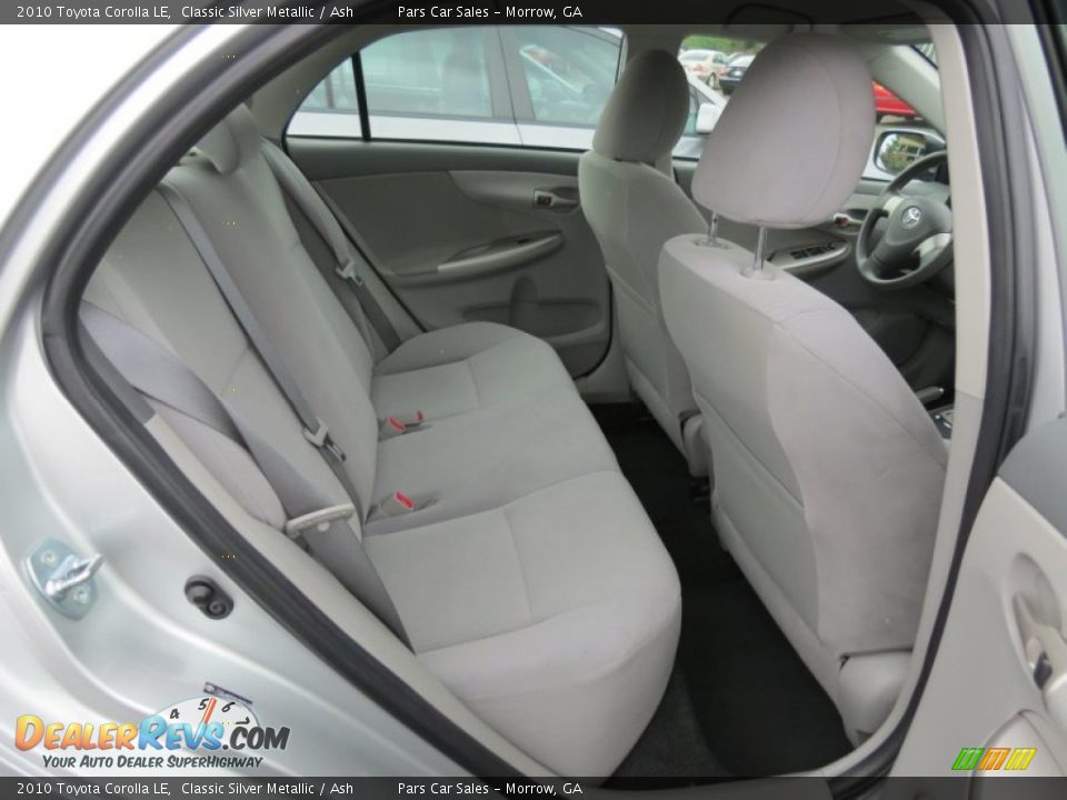 2010 Toyota Corolla LE Classic Silver Metallic / Ash Photo #9