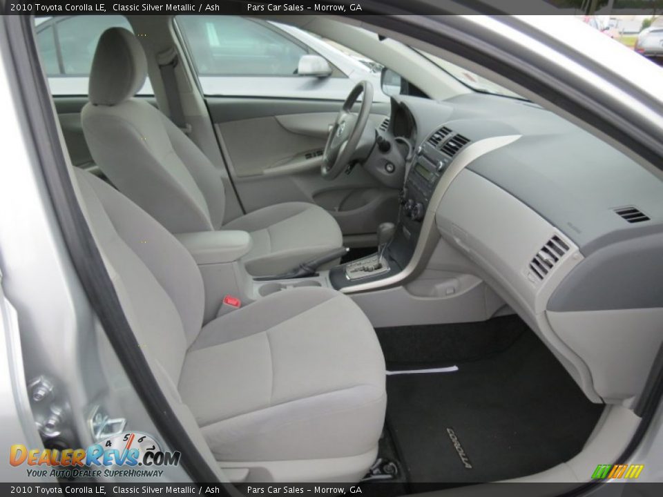 2010 Toyota Corolla LE Classic Silver Metallic / Ash Photo #10