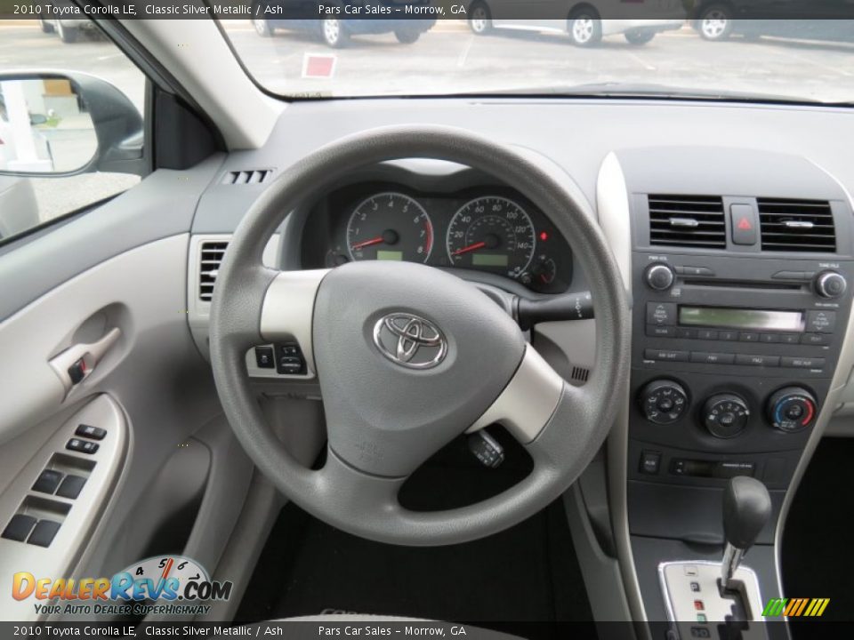 2010 Toyota Corolla LE Classic Silver Metallic / Ash Photo #12