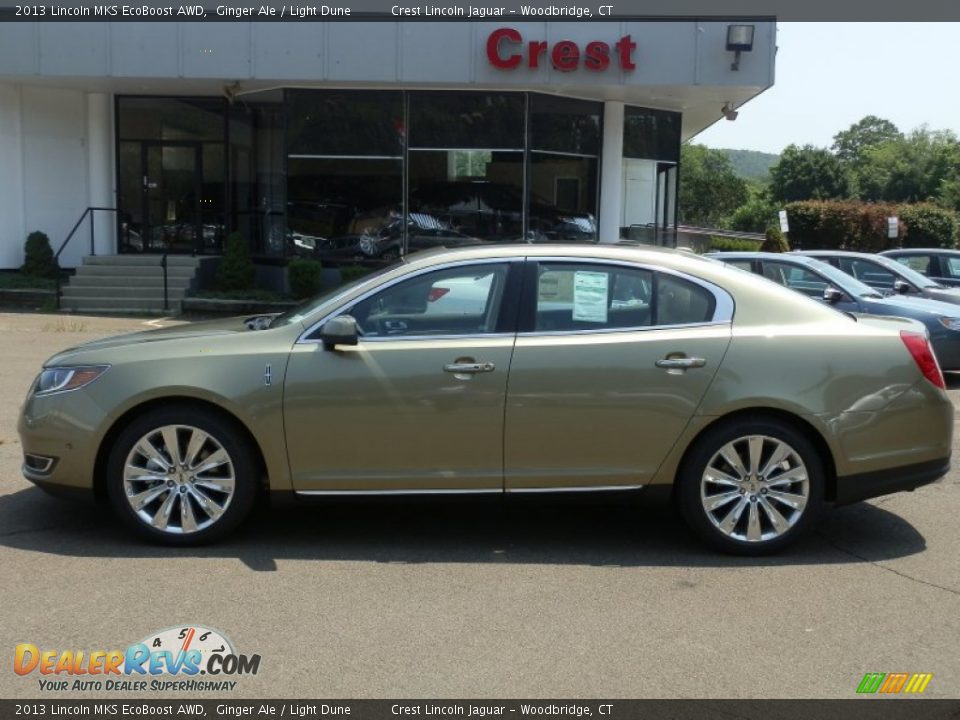 2013 Lincoln MKS EcoBoost AWD Ginger Ale / Light Dune Photo #1