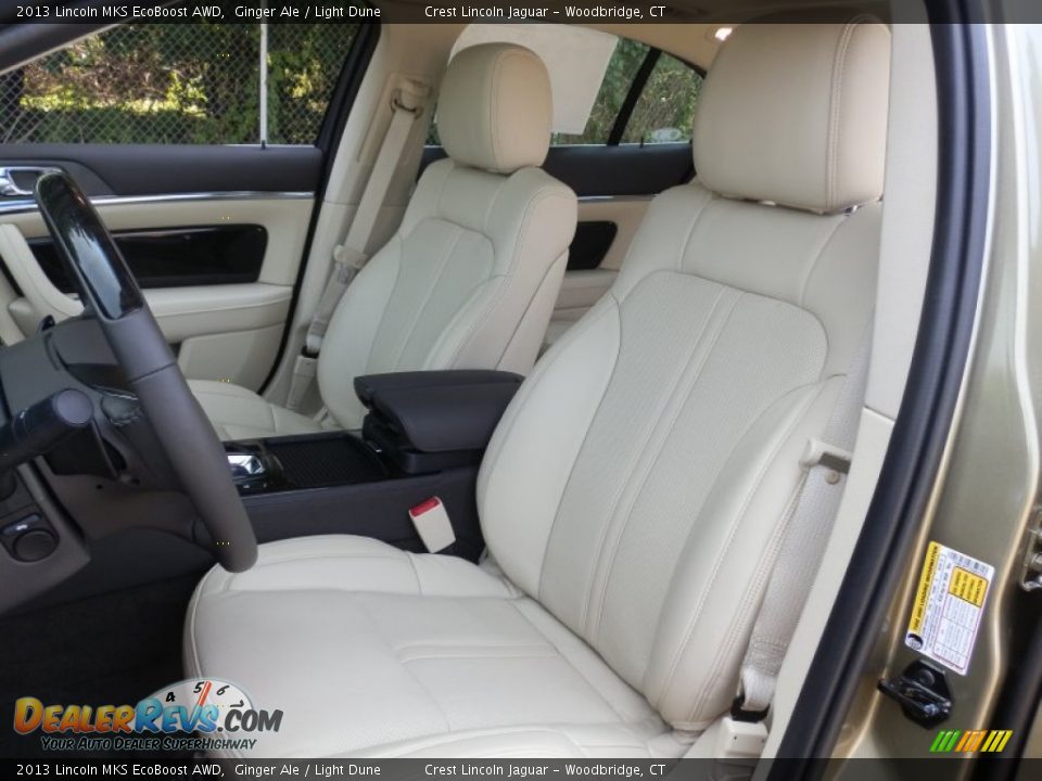 Light Dune Interior - 2013 Lincoln MKS EcoBoost AWD Photo #9