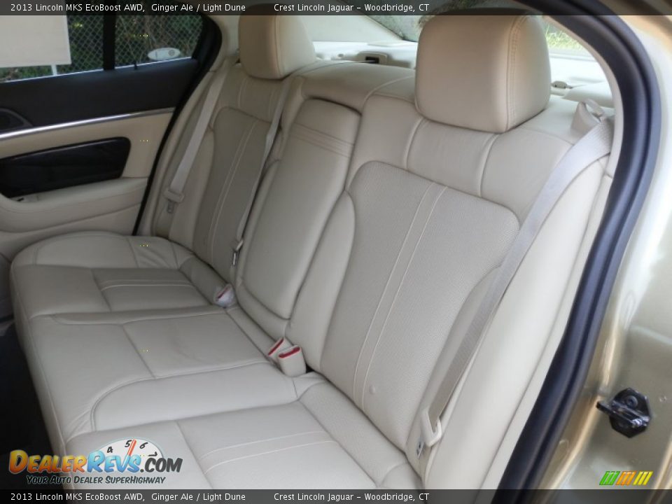 Rear Seat of 2013 Lincoln MKS EcoBoost AWD Photo #10
