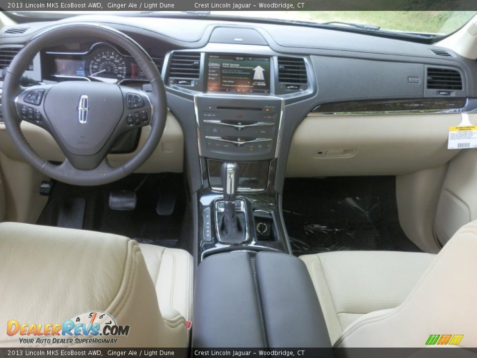 Dashboard of 2013 Lincoln MKS EcoBoost AWD Photo #11