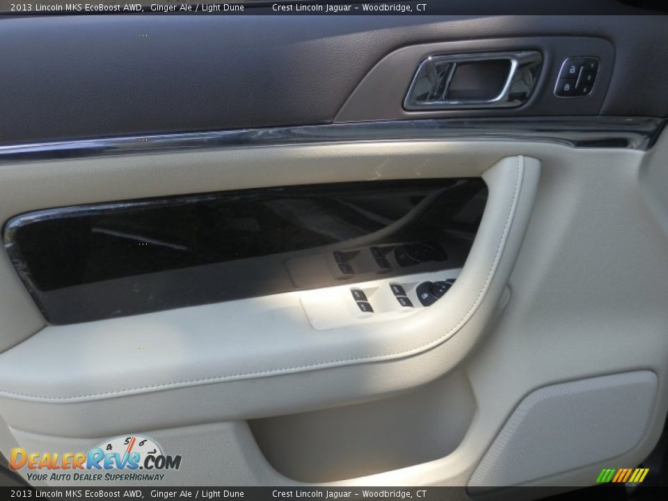 2013 Lincoln MKS EcoBoost AWD Ginger Ale / Light Dune Photo #13