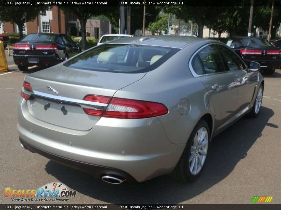 2012 Jaguar XF Cashmere Metallic / Barley/Warm Charcoal Photo #4