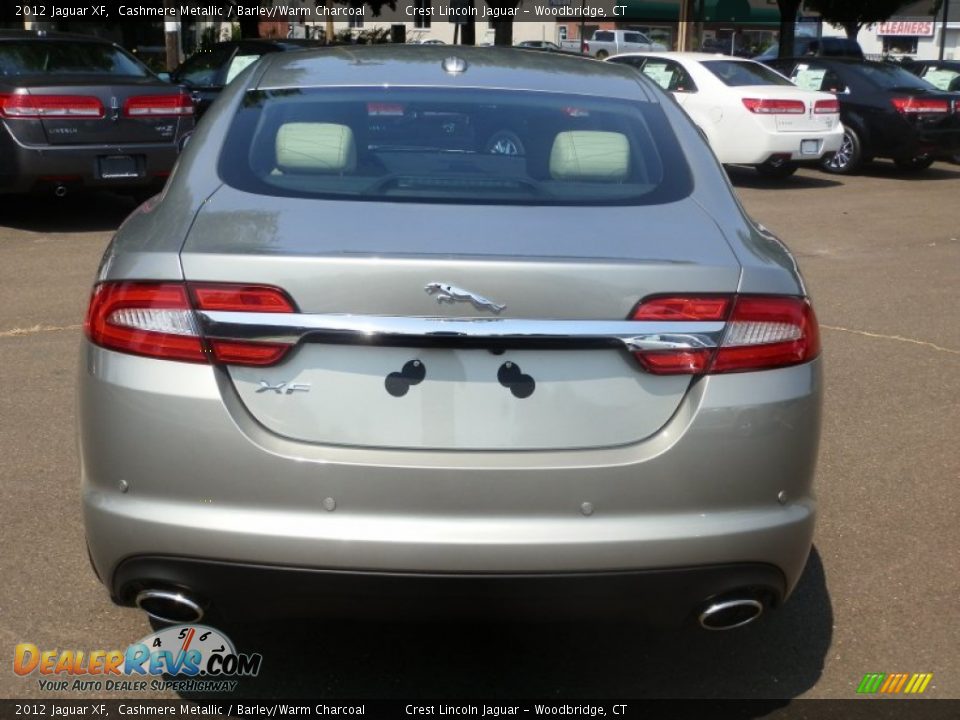 2012 Jaguar XF Cashmere Metallic / Barley/Warm Charcoal Photo #5