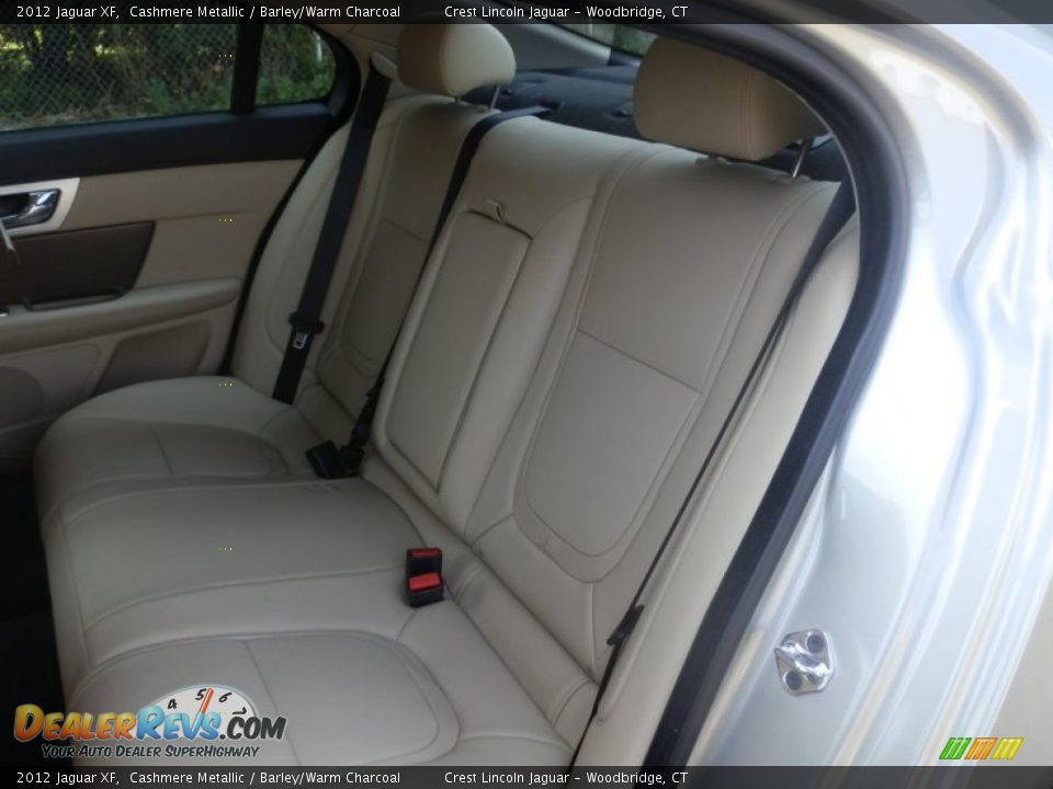 2012 Jaguar XF Cashmere Metallic / Barley/Warm Charcoal Photo #9