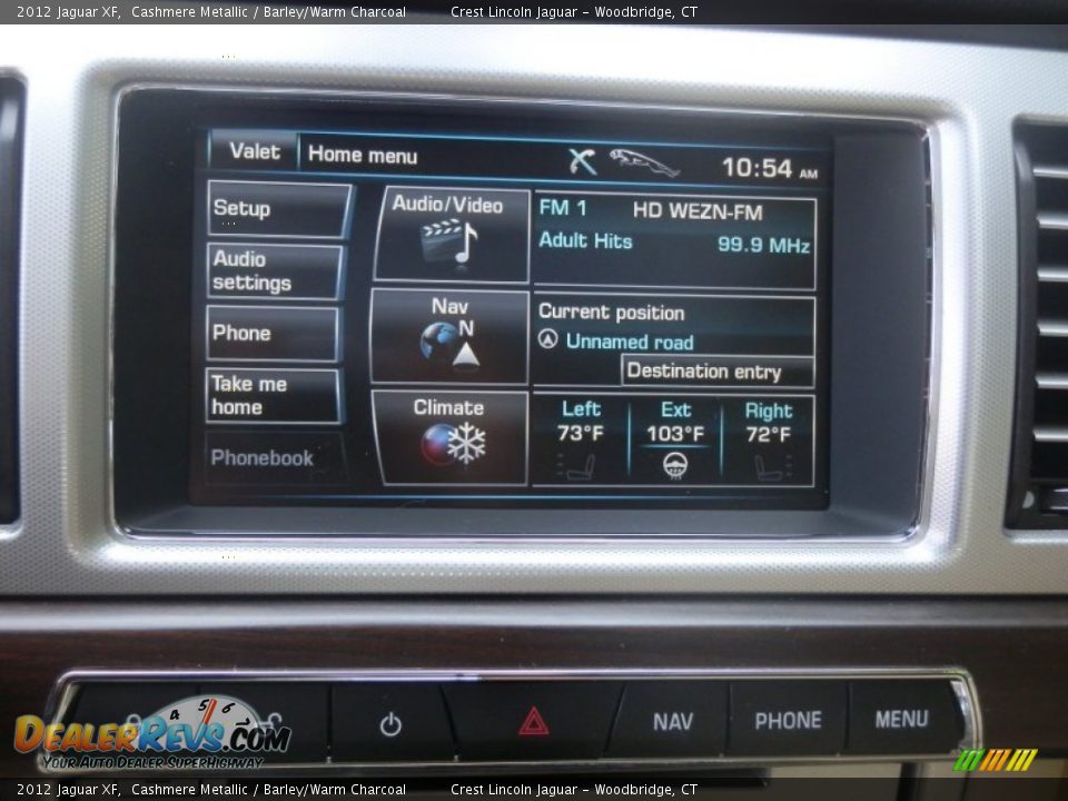 2012 Jaguar XF Cashmere Metallic / Barley/Warm Charcoal Photo #13