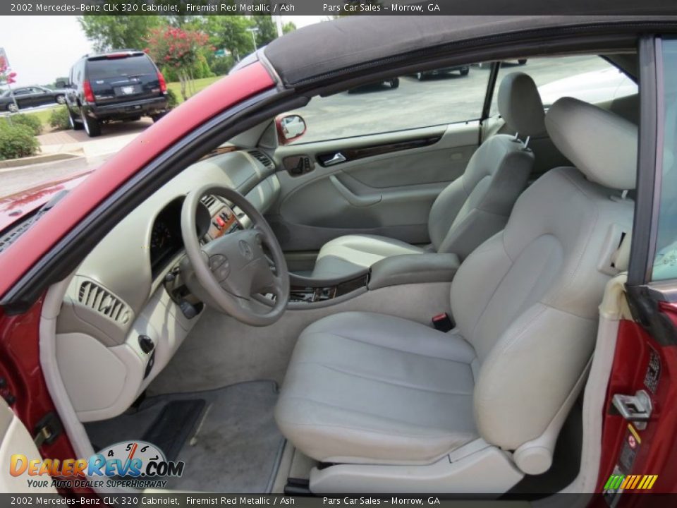 Front Seat of 2002 Mercedes-Benz CLK 320 Cabriolet Photo #6