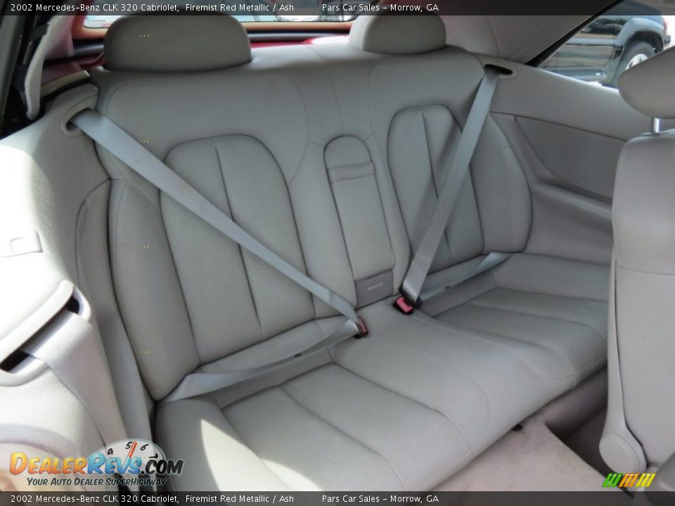 Rear Seat of 2002 Mercedes-Benz CLK 320 Cabriolet Photo #9