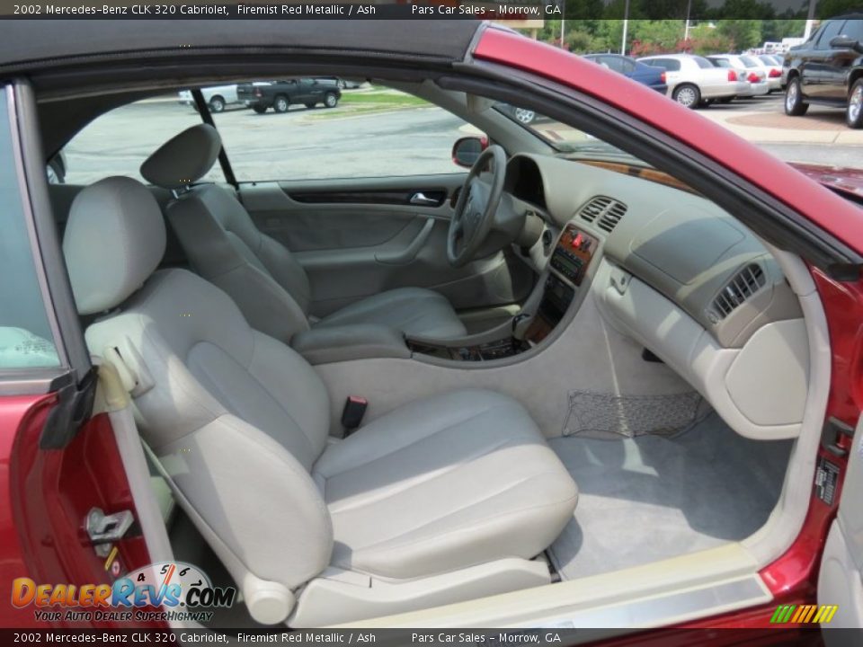 Ash Interior - 2002 Mercedes-Benz CLK 320 Cabriolet Photo #10