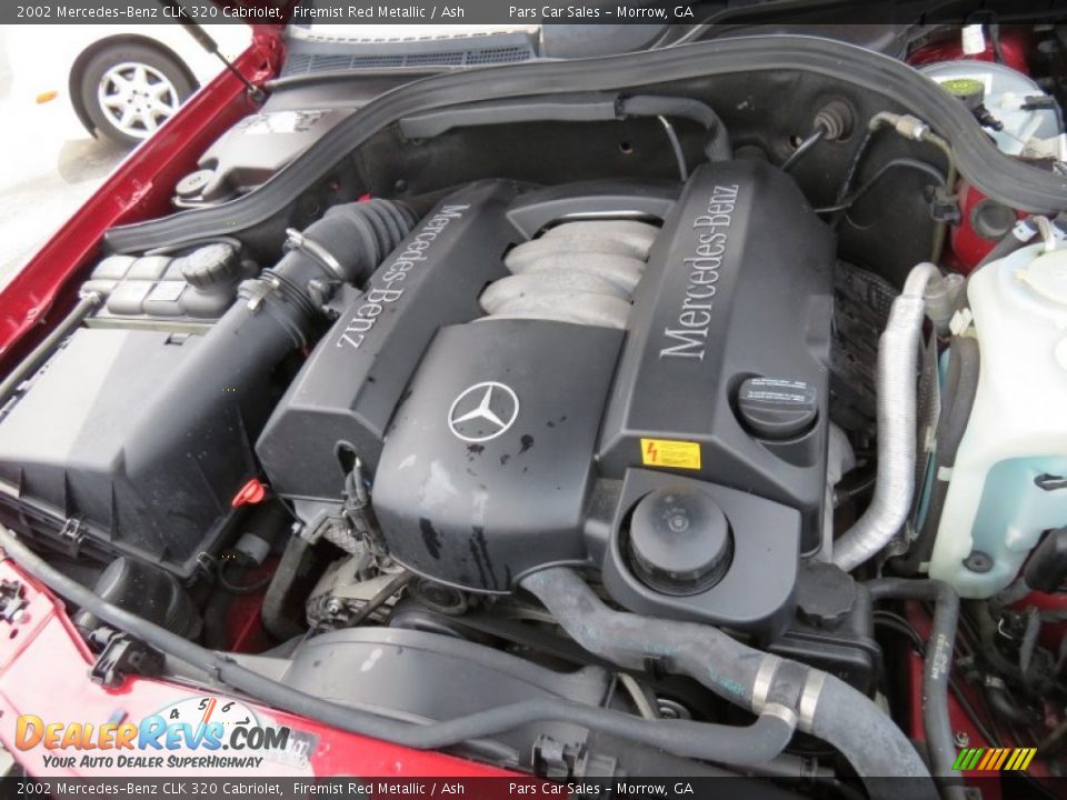 2002 Mercedes-Benz CLK 320 Cabriolet 3.2 Liter SOHC 18-Valve V6 Engine Photo #12