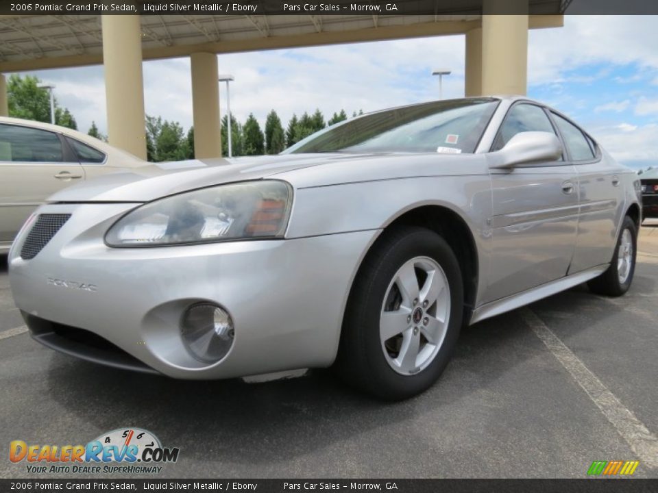 2006 Pontiac Grand Prix Sedan Liquid Silver Metallic / Ebony Photo #1