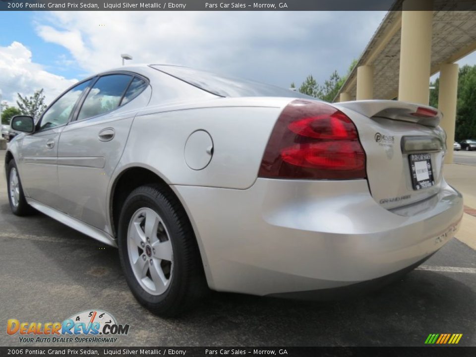 2006 Pontiac Grand Prix Sedan Liquid Silver Metallic / Ebony Photo #2