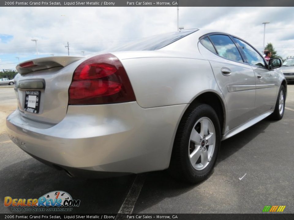 2006 Pontiac Grand Prix Sedan Liquid Silver Metallic / Ebony Photo #3