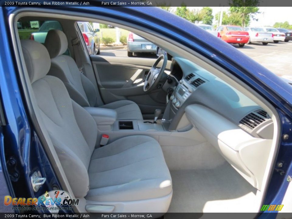 2009 Toyota Camry Blue Ribbon Metallic / Ash Photo #10