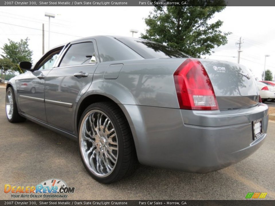 2007 Chrysler 300 Silver Steel Metallic / Dark Slate Gray/Light Graystone Photo #2