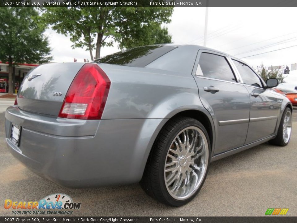 2007 Chrysler 300 Silver Steel Metallic / Dark Slate Gray/Light Graystone Photo #3