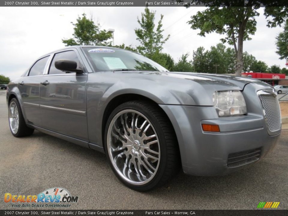 2007 Chrysler 300 Silver Steel Metallic / Dark Slate Gray/Light Graystone Photo #4
