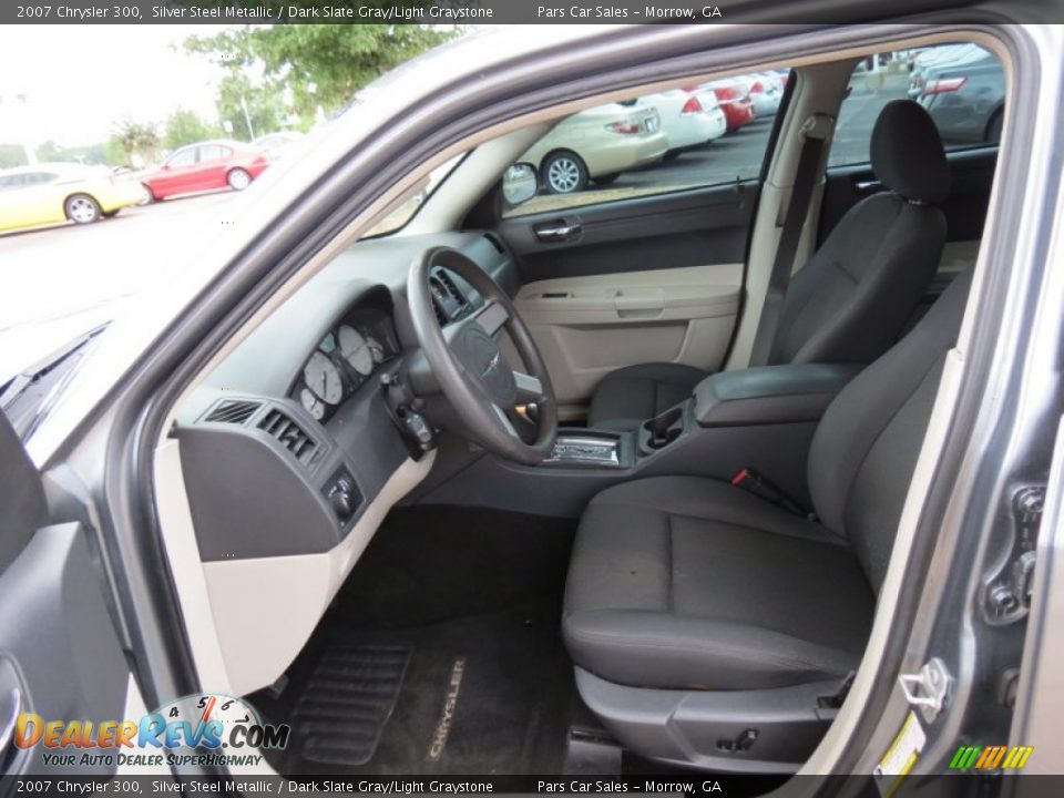 2007 Chrysler 300 Silver Steel Metallic / Dark Slate Gray/Light Graystone Photo #6