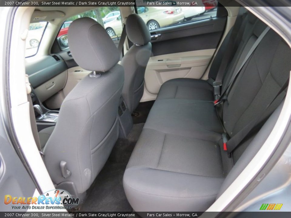 2007 Chrysler 300 Silver Steel Metallic / Dark Slate Gray/Light Graystone Photo #8