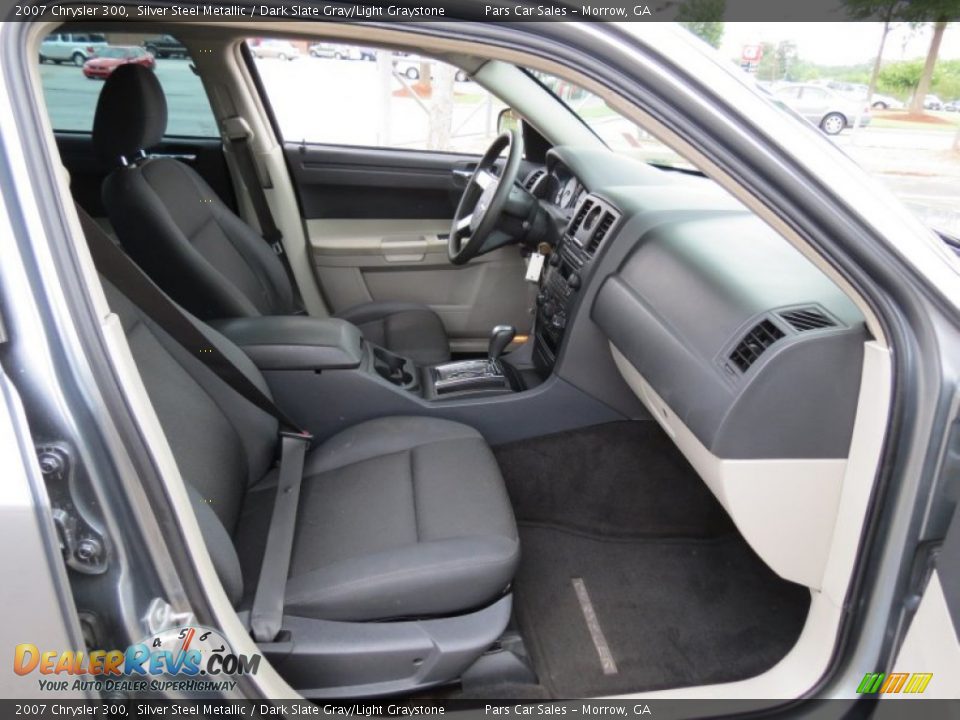2007 Chrysler 300 Silver Steel Metallic / Dark Slate Gray/Light Graystone Photo #10