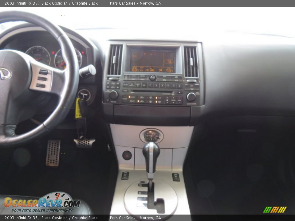 2003 Infiniti FX 35 Black Obsidian / Graphite Black Photo #14
