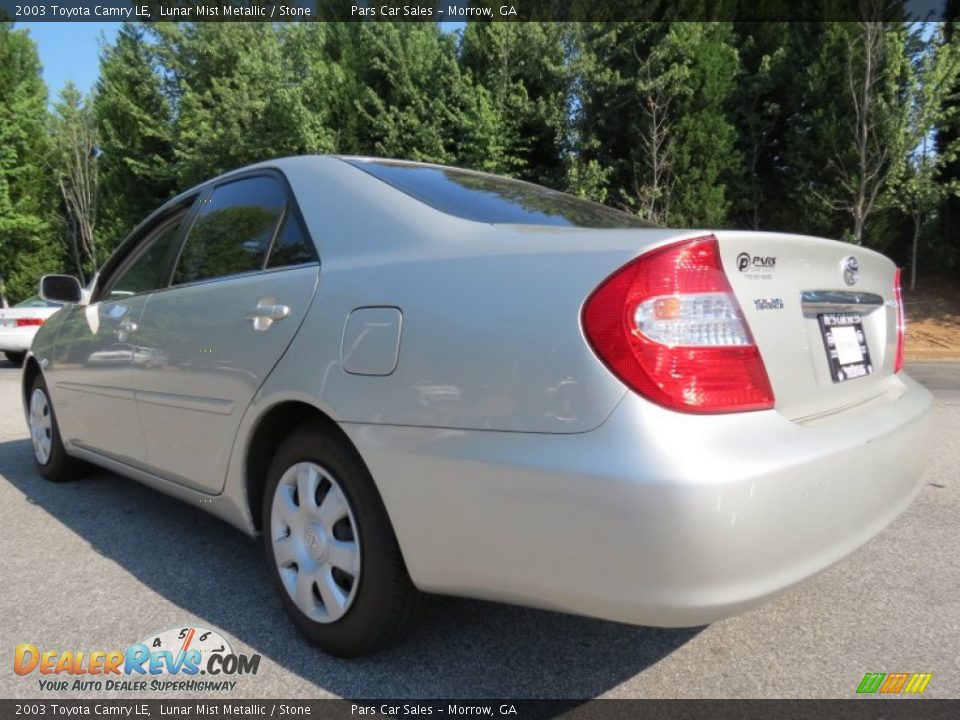 2003 Toyota Camry LE Lunar Mist Metallic / Stone Photo #2