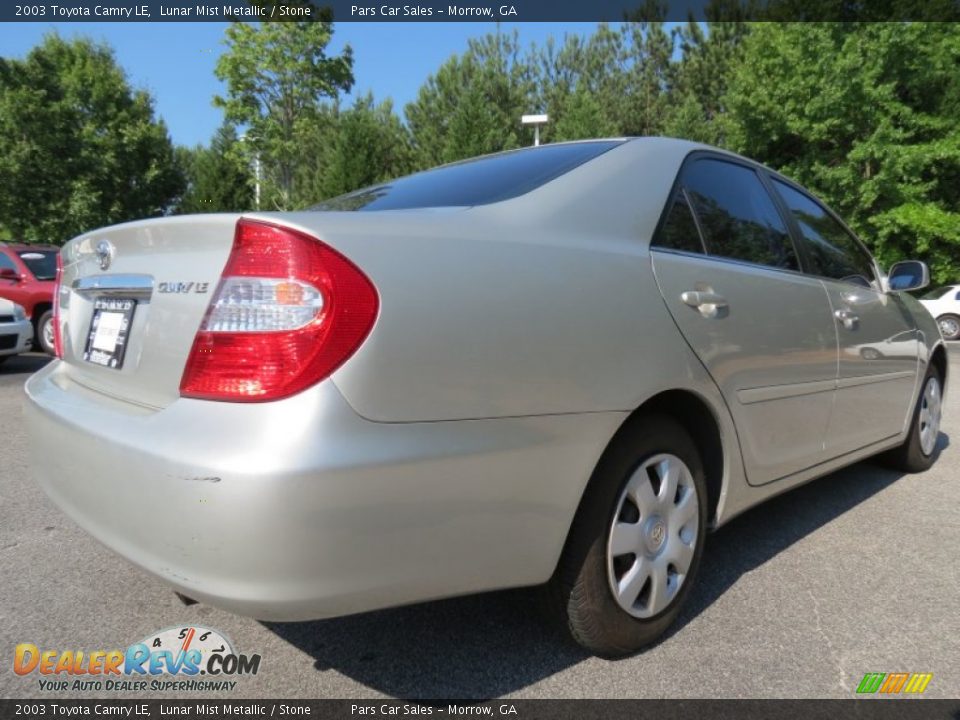 2003 Toyota Camry LE Lunar Mist Metallic / Stone Photo #3