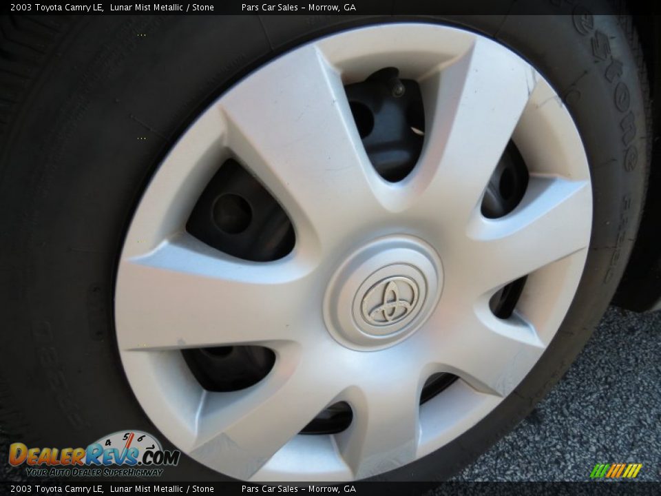 2003 Toyota Camry LE Lunar Mist Metallic / Stone Photo #5