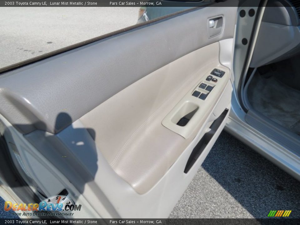 2003 Toyota Camry LE Lunar Mist Metallic / Stone Photo #7