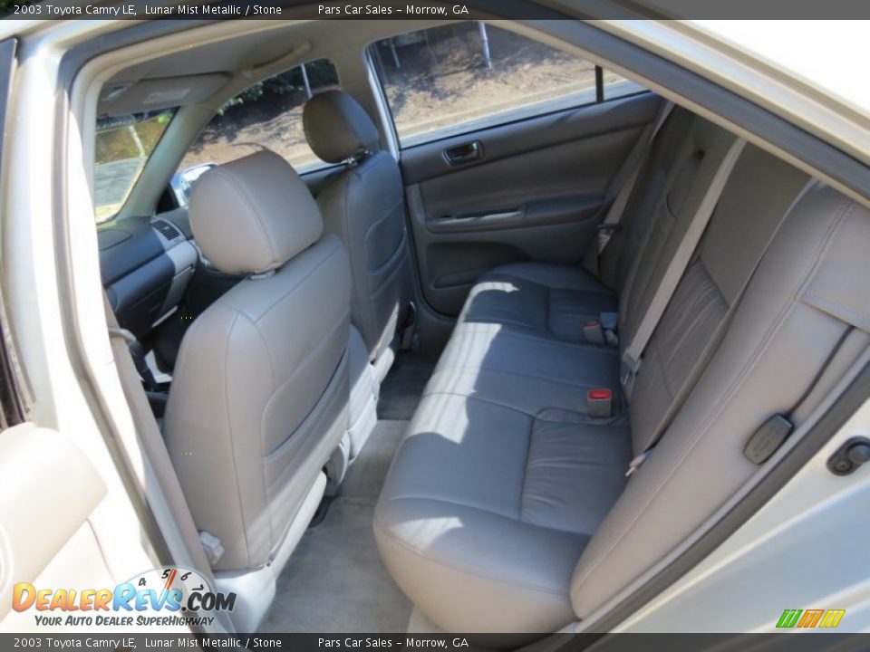 2003 Toyota Camry LE Lunar Mist Metallic / Stone Photo #8