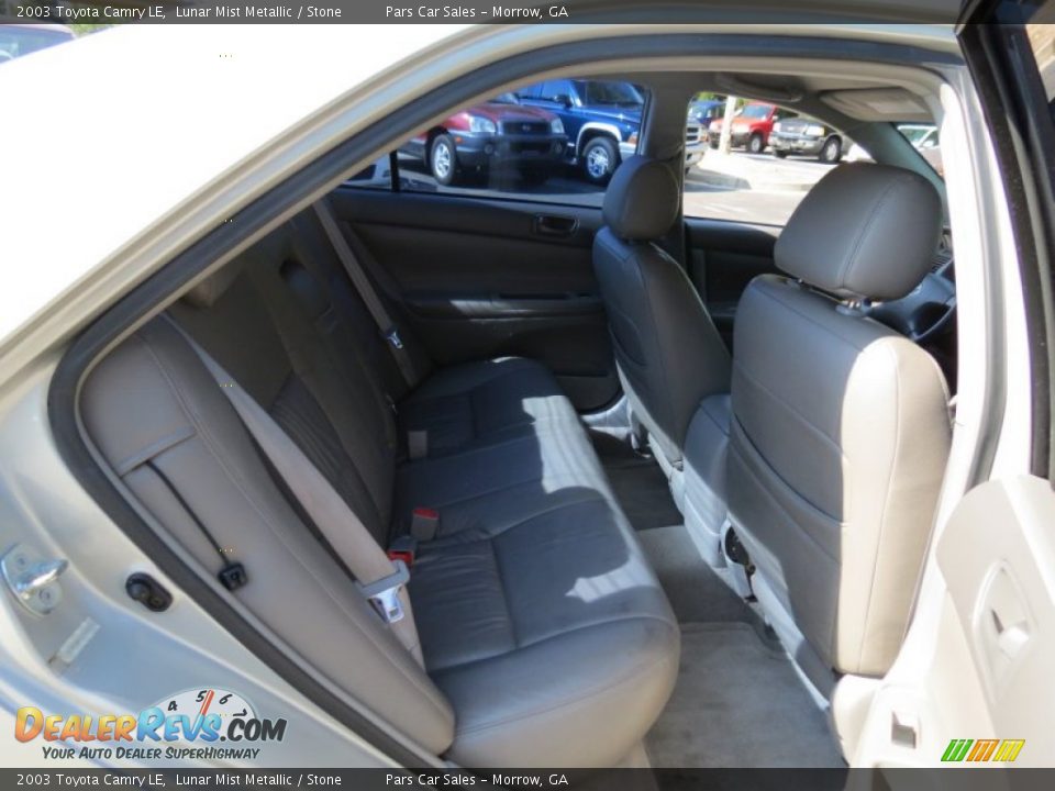 2003 Toyota Camry LE Lunar Mist Metallic / Stone Photo #9